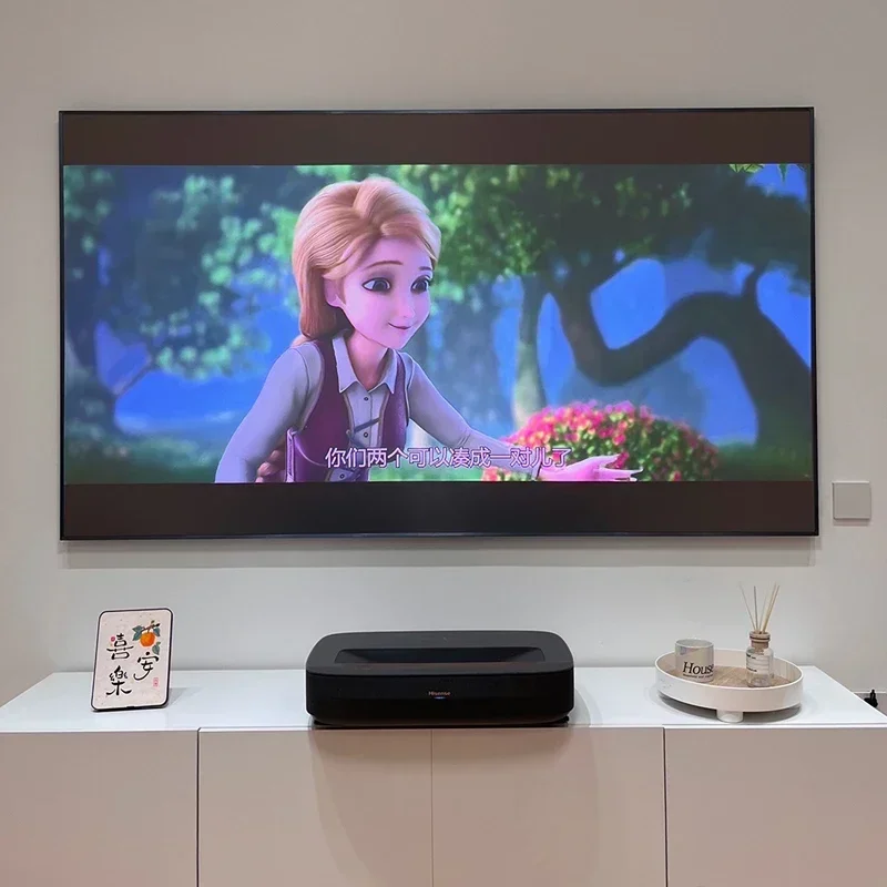 Yovanxer CLR UST PET كريستال إطار ثابت شاشة عرض ALR الضوء المحيط رفض لأجهزة العرض UST قصيرة جدا 8K ثلاثية الأبعاد