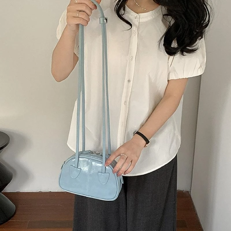 

652F Leather Shoulder Bag Purse for Women Fashion Crossbody Bags Trendy Underarm Bag Satchel Handbag Ladies Clutch Gifts