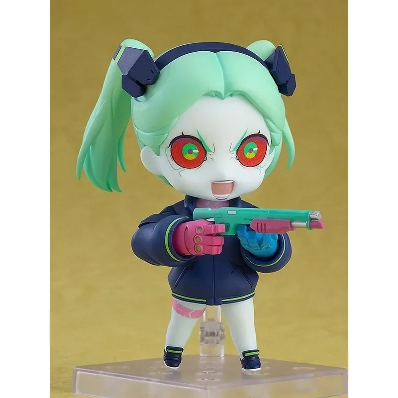 Oryginalny GSC dobry uśmiech Nendoroid Cyberpunk Edgerunners Anime rysunek Rebecca 2186 zabawki figurki akcji dla chłopców dziewcząt prezenty dla dzieci