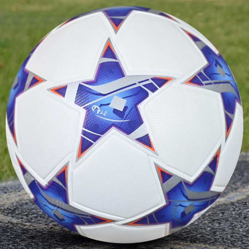 Pallone da calcio taglia 5 per giovani e adulti 11-a-side da competizione calcio PU palla adesiva calda per sport di squadra gioco professionale calcio