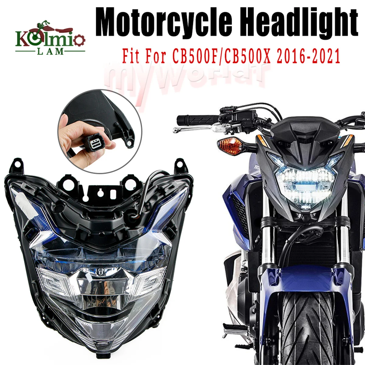 Fit For Honda CB500X CB500F 2016 - 2021 Motorcycle LED Headlight Assembly Headlamp Light CB500 X/F 2017 2018 2019 2020