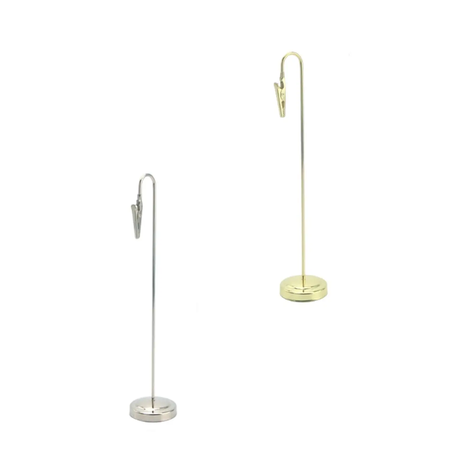 Table Number Holder Picture Bracket with Clip Desktop Table Card Name Stand for Party Wedding Table Decor Restaurants Birthday