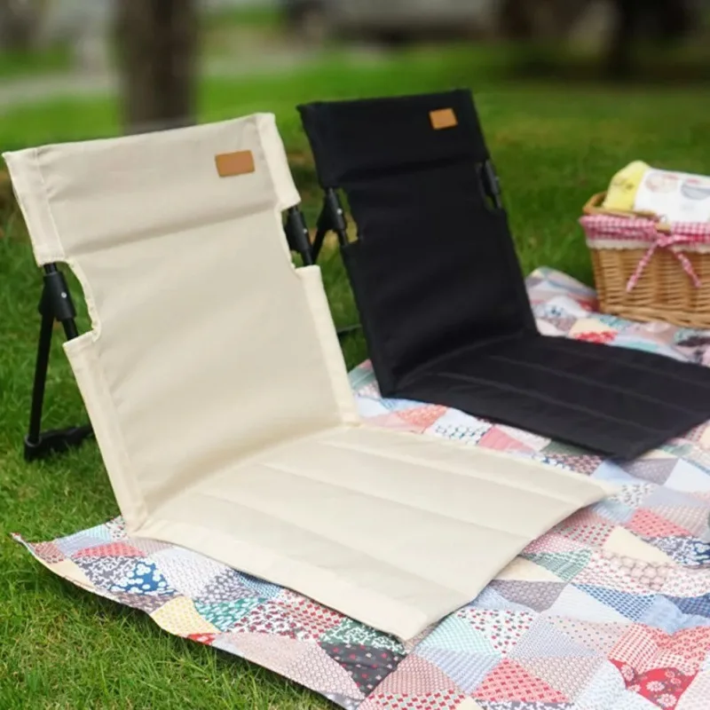 Lightweight Folding Lawn Chair with Backrest,  One-Step Fold Camping Seat for Beach Picnic Hiking Festival