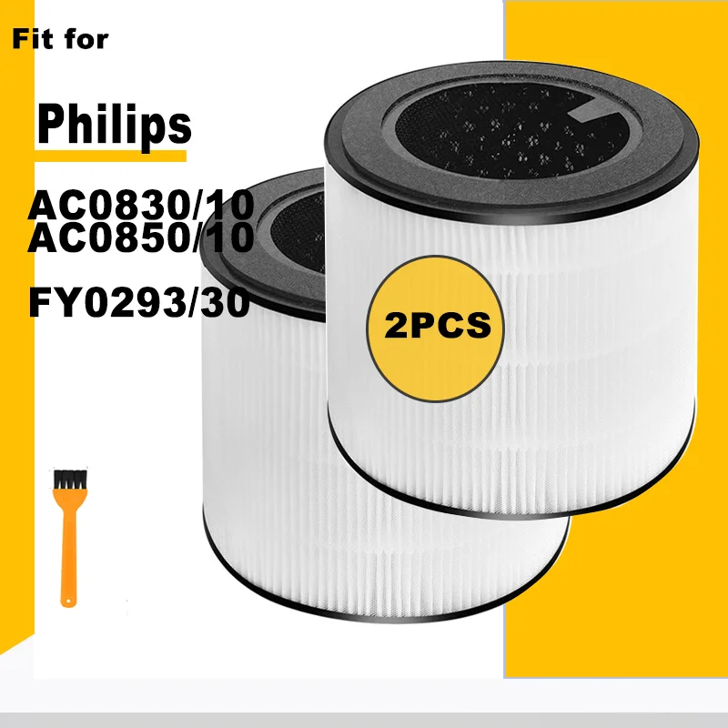 Pasuje do oczyszczacza powietrza Philips AC0830/10, AC0850/10 Zamienny filtr z węglem aktywnym Hepa FY0293/30