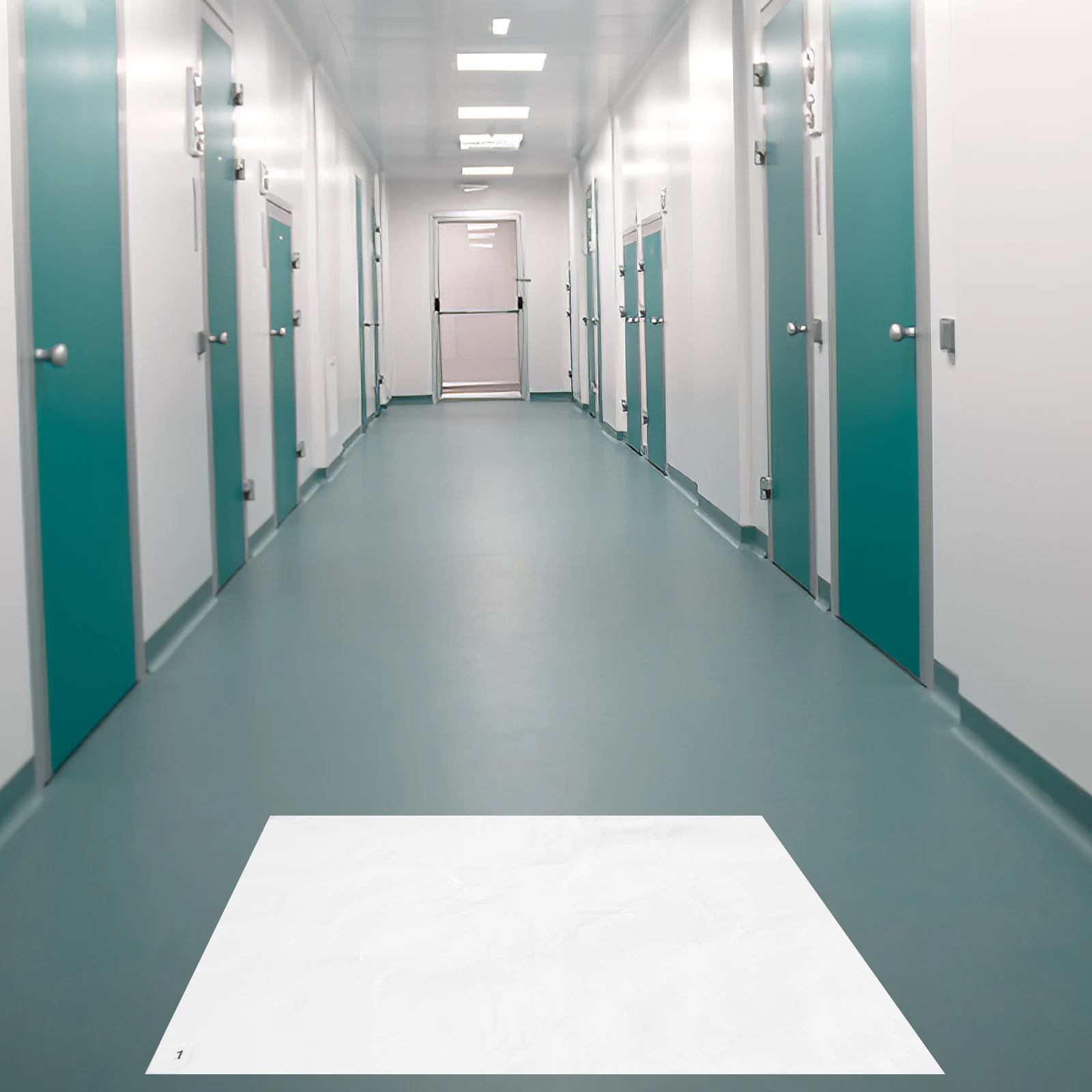 

Laboratory Anti-static Sticky Mat Floor Cushion Multifunction White Pvc Heavy Duty Adhesive Pads