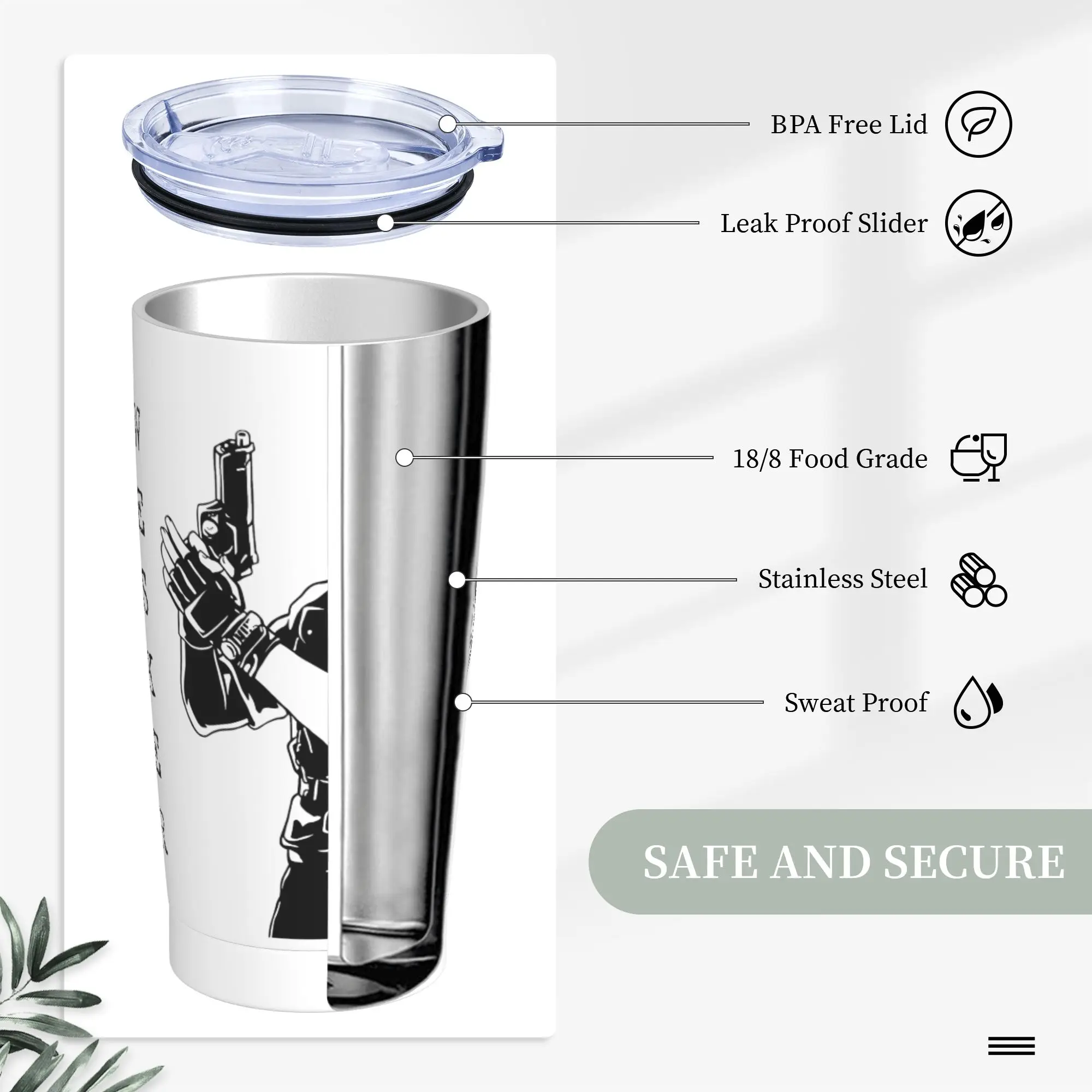 Stainless Steel Tumbler Residents Evils 1 Remake Thermal Mug Albert Wesker Insulated Hot Drinks Mugs Cup Camping Water Bottle view 4