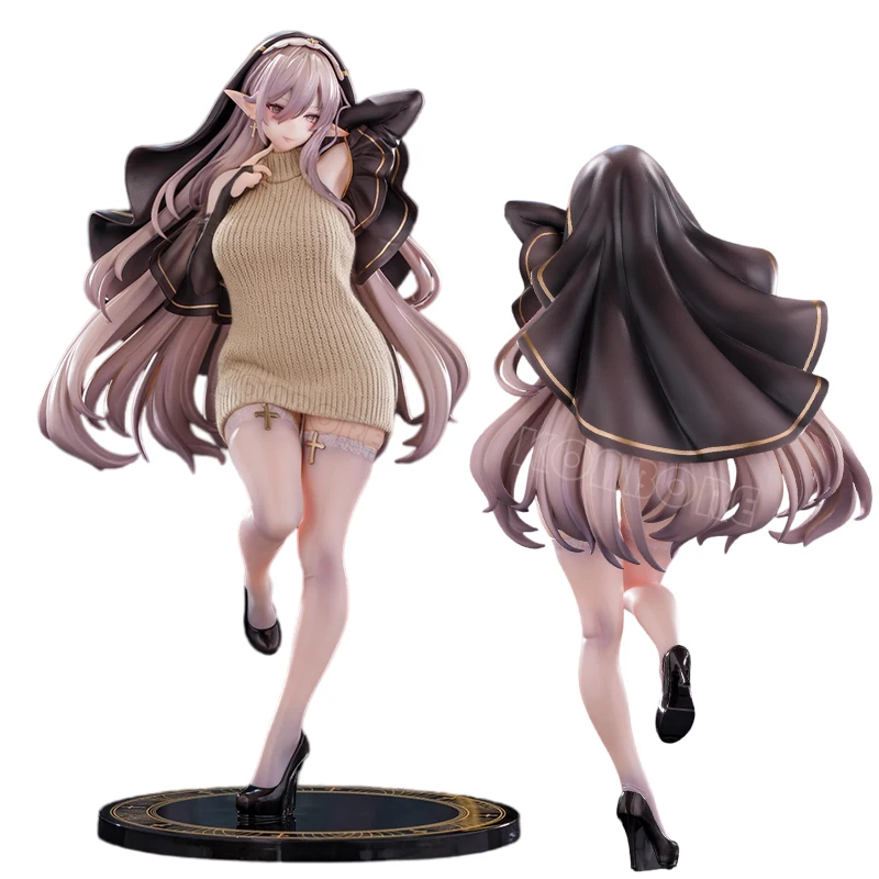 27cm PINKMANGO Shisuta-erufu Door Sorananiiro Anime Meisje Figuur Non/Zus Elf Actiefiguur Tsuki Uzaki Beeldje Model Pop Speelgoed - afbeelding 2