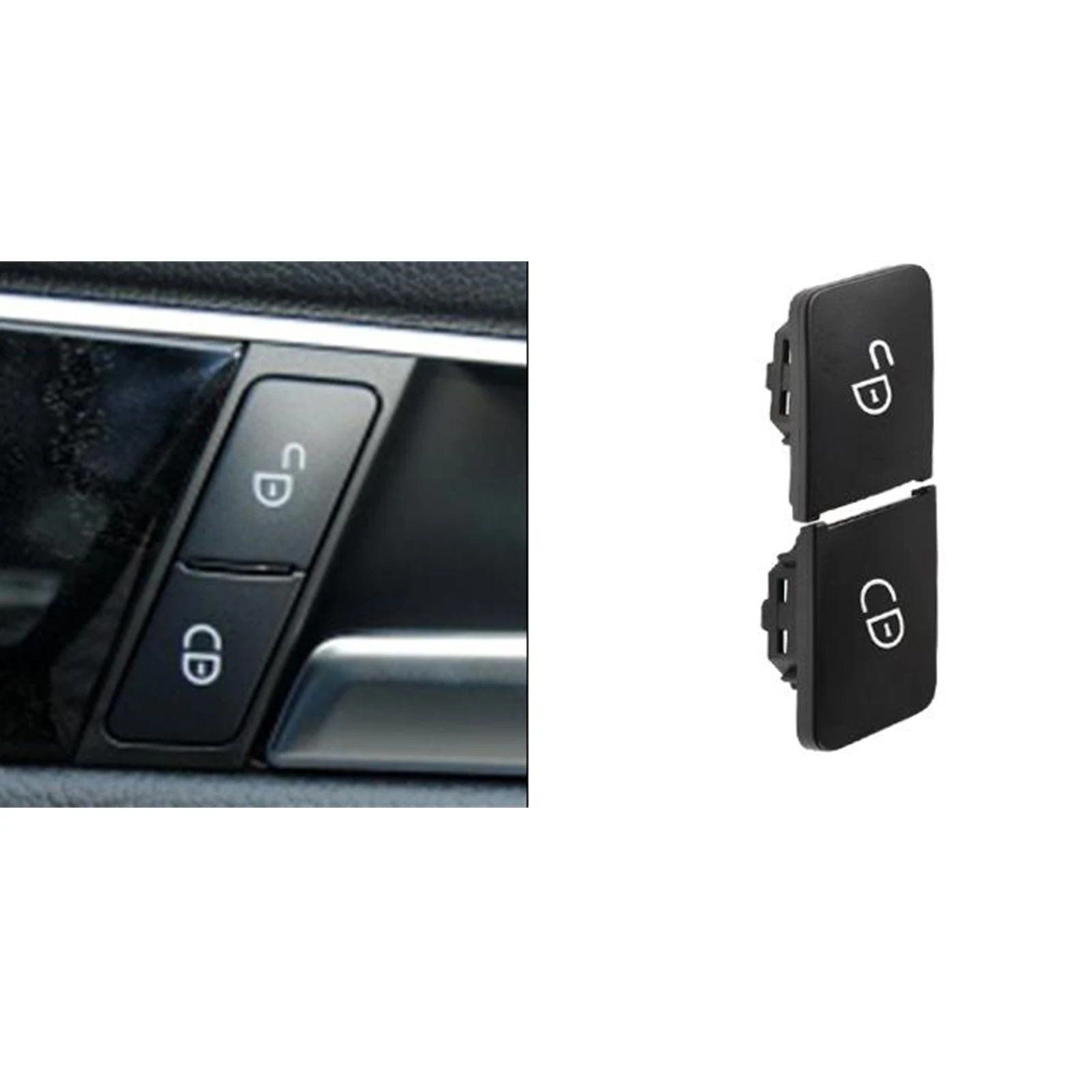 

Внутренняя кнопка управления замком передней двери, крышка переключателя для Mercedes Benz W212 A207 C207 S212 W204 S204