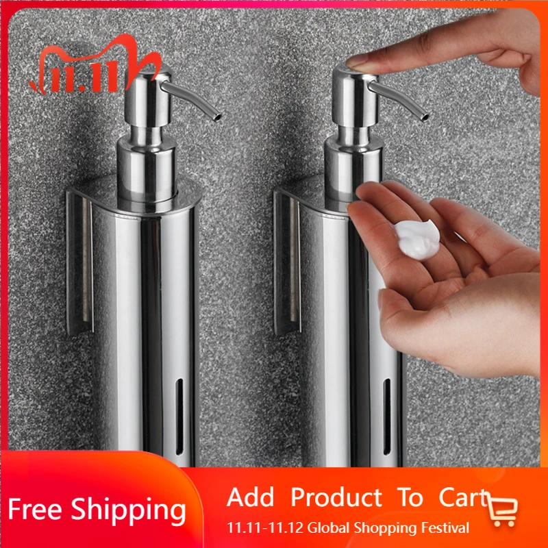 

Toilet Stainless Liquid Soap Dispensers Shower Shampoo Luxury Unique Liquid Soap Dispensers Black Nordic Kit Banheiro Fixture