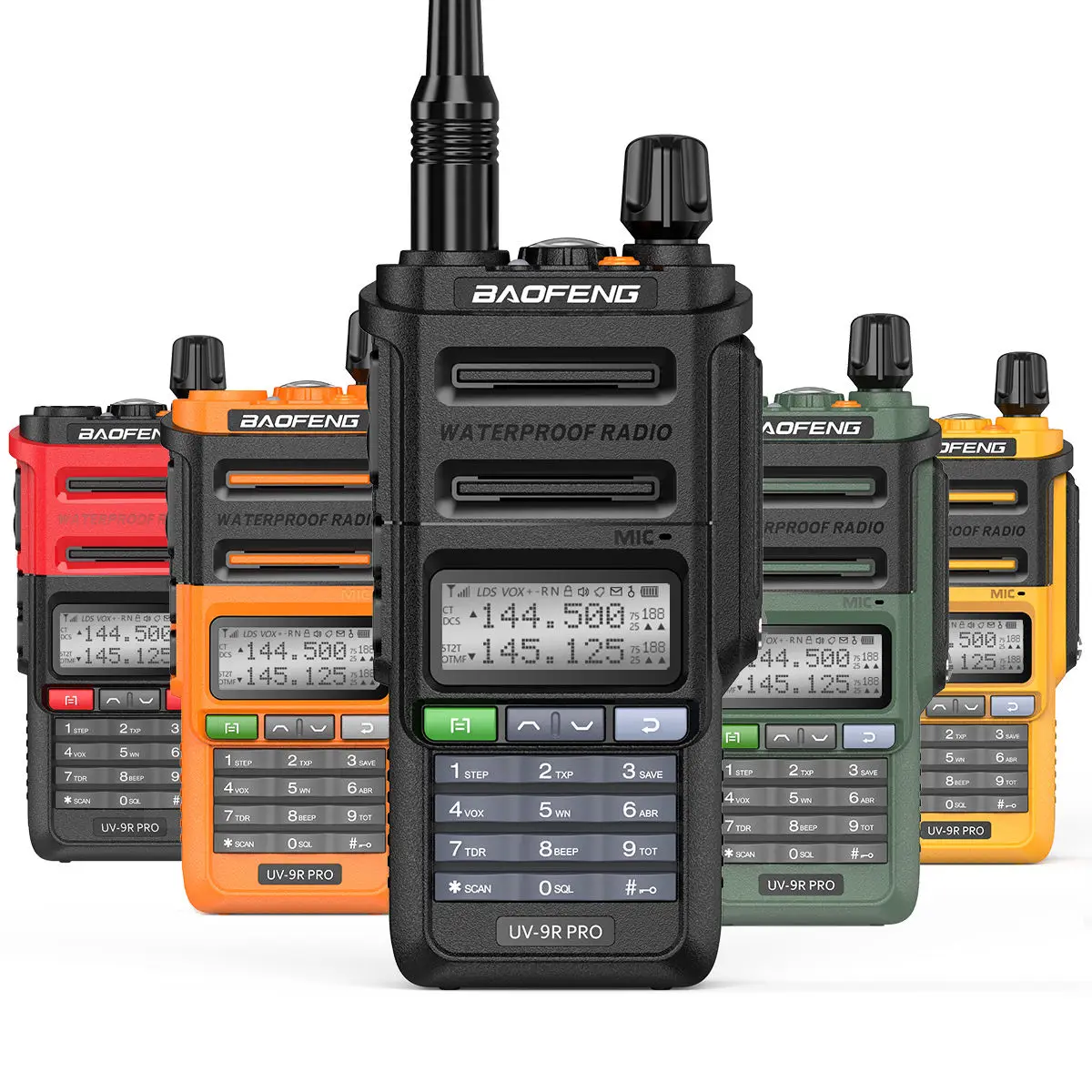 Walkie Talkie IP68 Waterproof High Power Handheld Two Way Radio