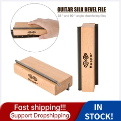 2in1 Guitarra Guitar Fret Crowning File Luthier Repair Maintenance Polishing Tools Bevel-flush Files Guitar Accessories dropship