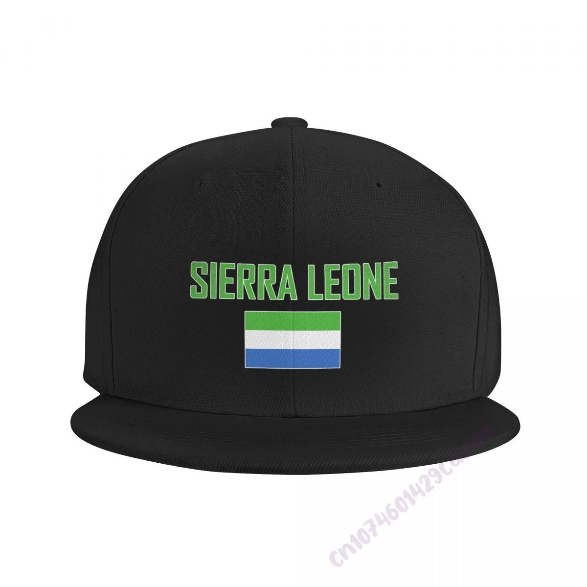 SIERRA LEONE Flag Flat Brim Baseball Cap Breathable Adjustable Men Women Outdoor Hip Hop Hat For Gift