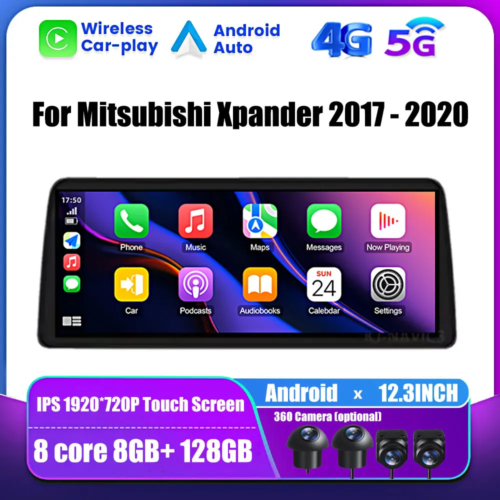 

Автомобильная Мультимедийная система, 12,3 дюйма, Android, для Mitsubishi Xpander 2017 - 2020
