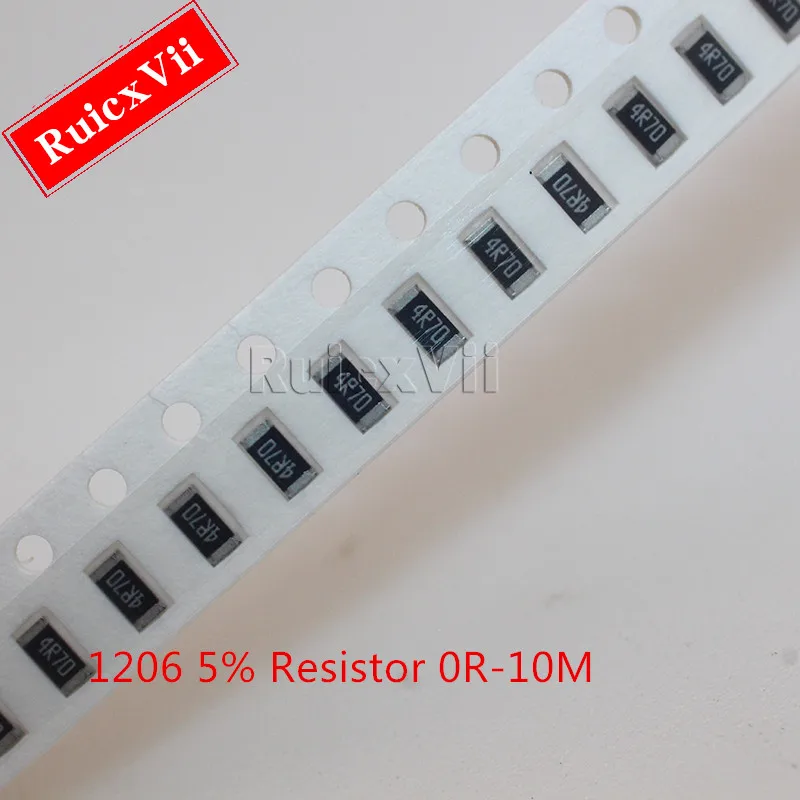 100Pcs/Lot 1206 5% …