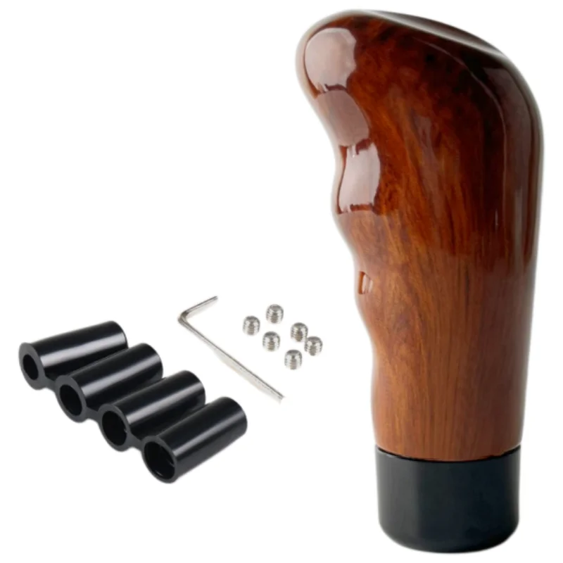 Universal Car Modification Gear Shift Knob Aluminum And ABS Ergonomic Curved Grip Fashion Auto Shifter Head Car Accessories