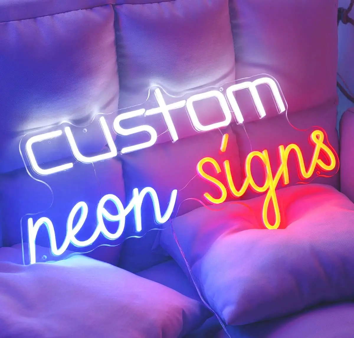 Custom Neon Signs for Bedroom, Wedding Party, Personalized Dimmable Neon Sign for Wall Art, Birthday Gift Giving Name Neon Light