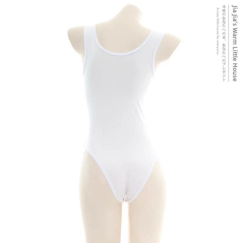 

Transparent Water Activated Ultra Thin Swimsuit Soft Girl Bla White Suit 3XL 60 Pou Large Size Dead Sea Water