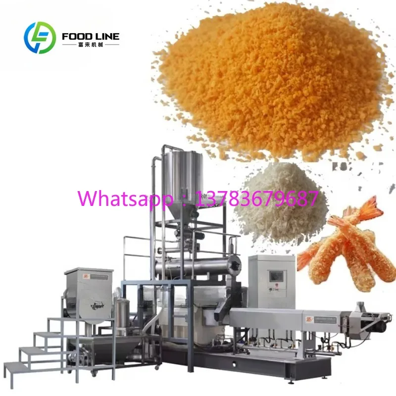 Máquina de Producción Personalizada para la Fabricación de Pan Rallado Japonés Panko