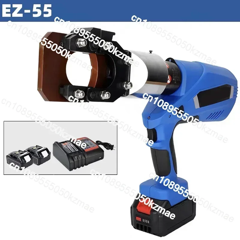 

6T Rechargeable Cable Cutting Crimper - Portable Lithium Battery Copper/Aluminum Wire Crimping Clamp