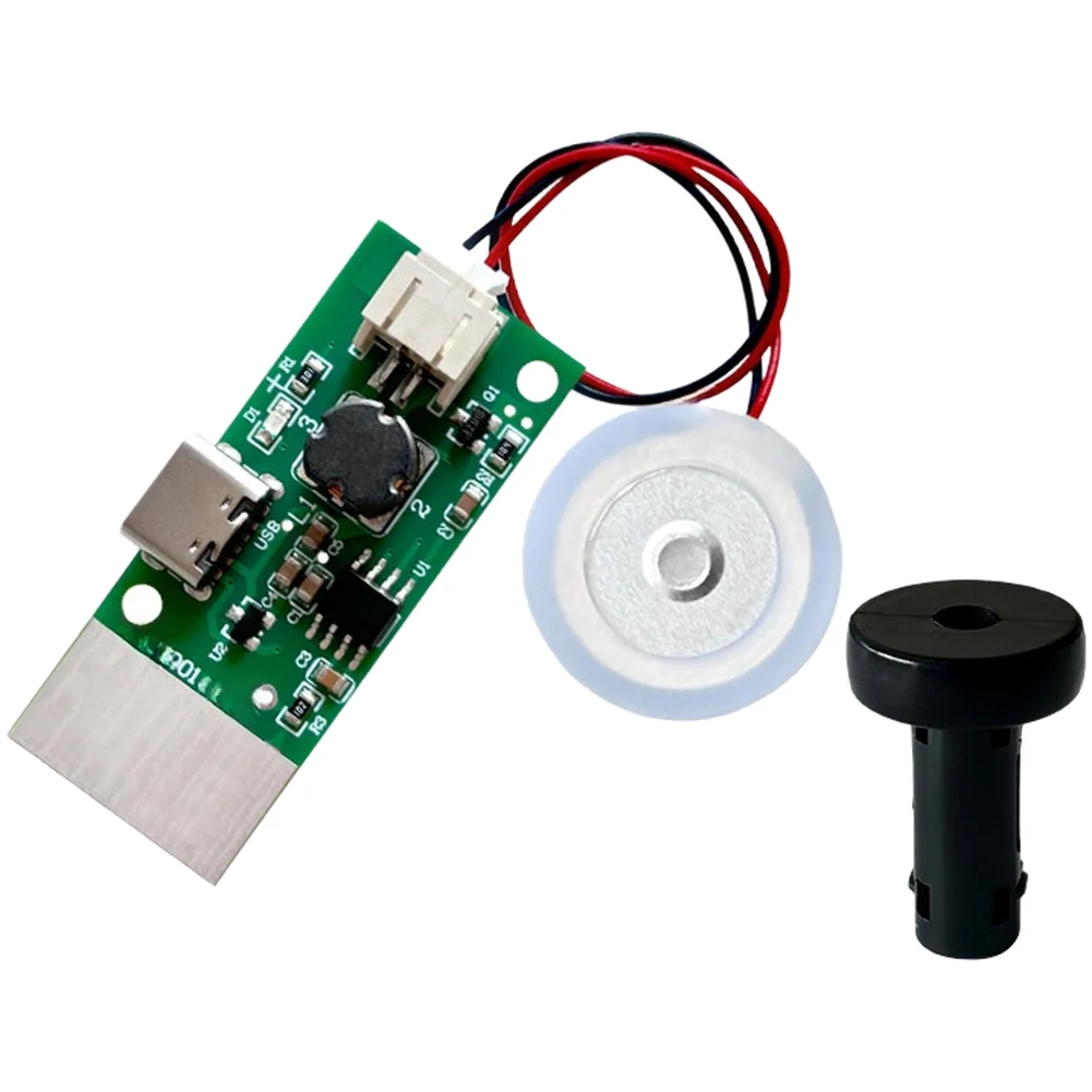 USB-Powered Humidifier Module Set with Touch Switch Design for DIY Air Moisturizing and Essential Oil Diffuser Use