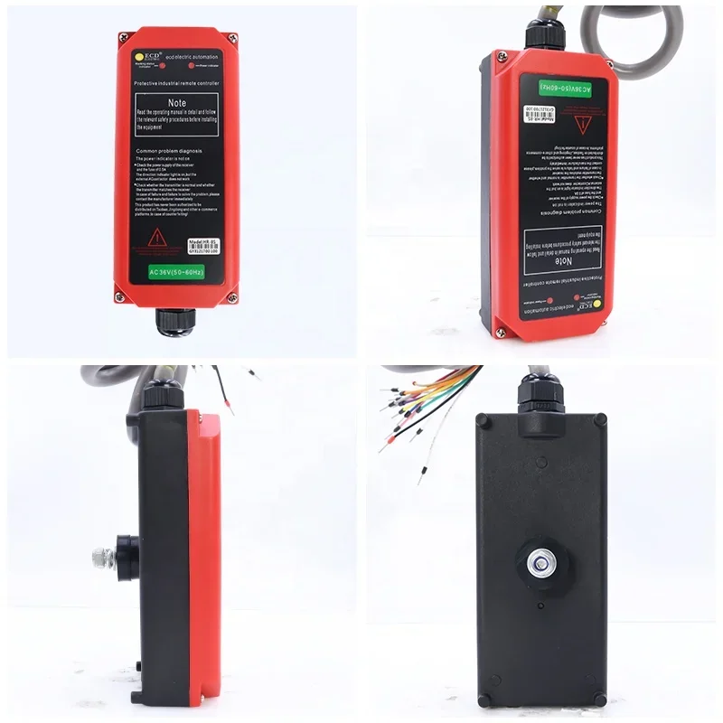 Factory wholesale ECD-Q800 anti-inference bridge crane remote control smart RF 1 receivers and 1 transmitter