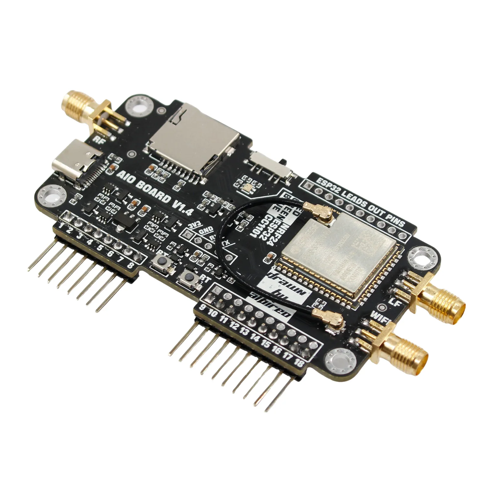 NRF24+ESP32 Development Board WIFI 2.4G High Gain CC1101 Support NRF Sniffer & Mousejacker for Flipper Zero Modification Module