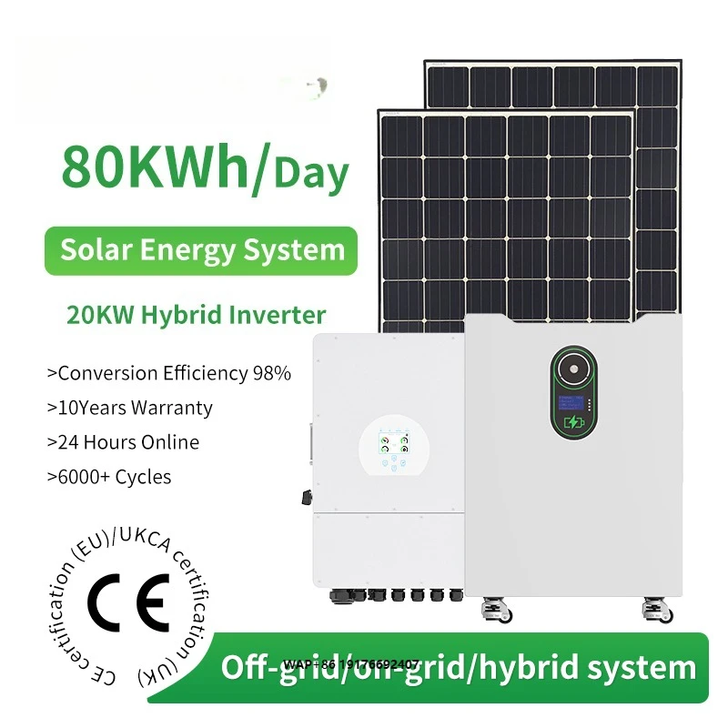 SHENHAUR Complete 10kwh Hybrid Solar System Deye Hybrid Solar Energy System Set 15Kwh Battery for Home Use