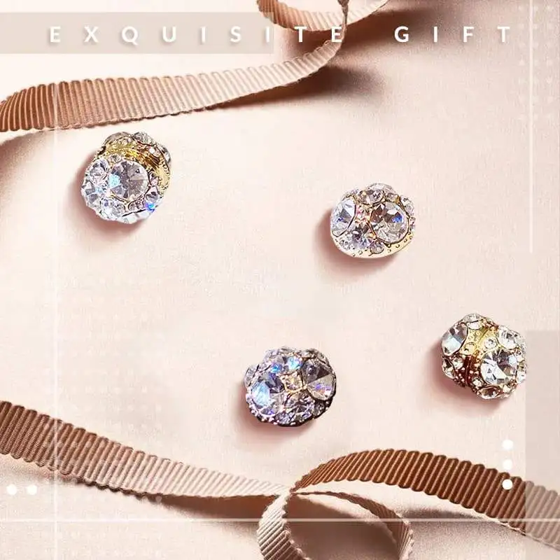 Pendientes magnéticos para hombres y mujeres, aretes magnéticos de piedra de cristal, sin agujeros para las orejas, envío directo