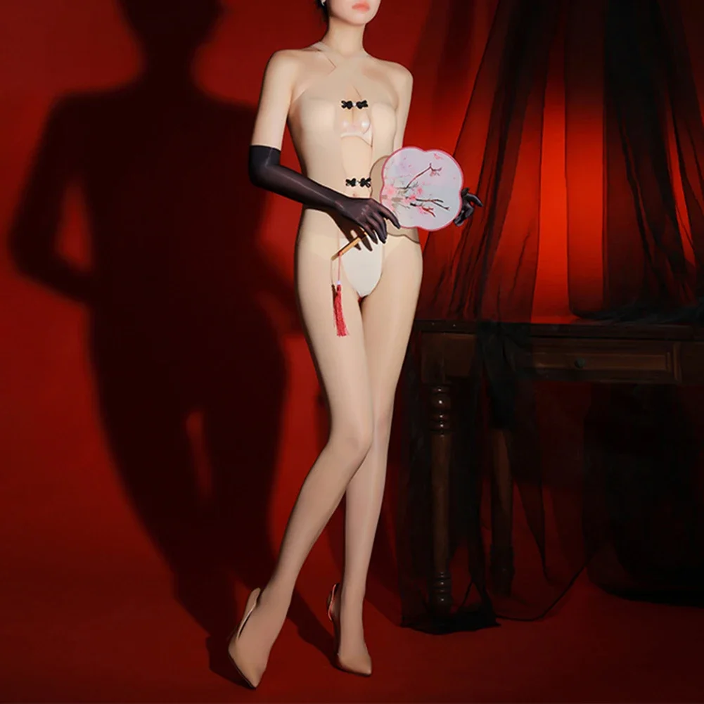

For Female Microelasticity See-through Bodysuit For Bedroom For Intimate Occasions Microelasticity Sexy Bodysuit