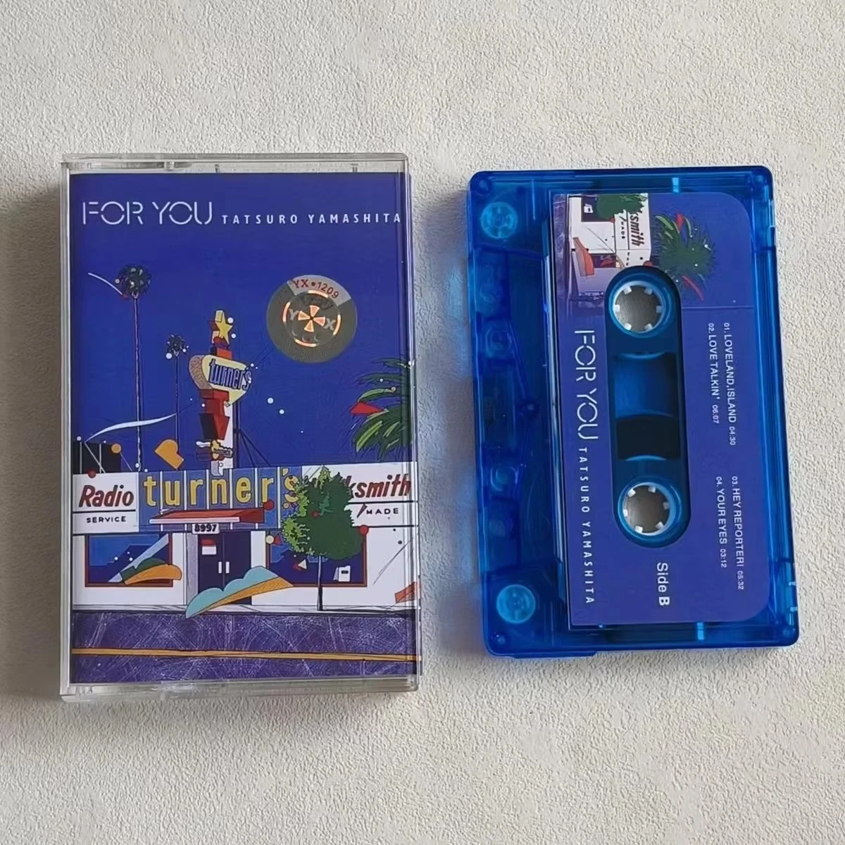Classic J-POP Tatsuro Yamashita Music Tape FOR YOU Album Cassettes Cosplay Recorder Walkman Car Soundtracks Box Collection Gift