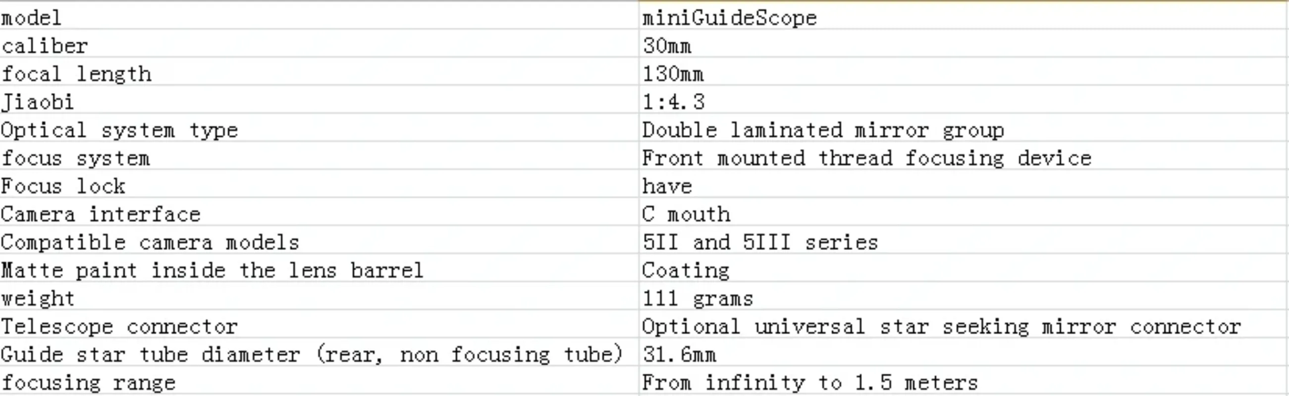 Picture 7: QHYCCD Mini Guidescope for QHY Planetary Camera Adjustable Focus Feature Comes with Bracket
