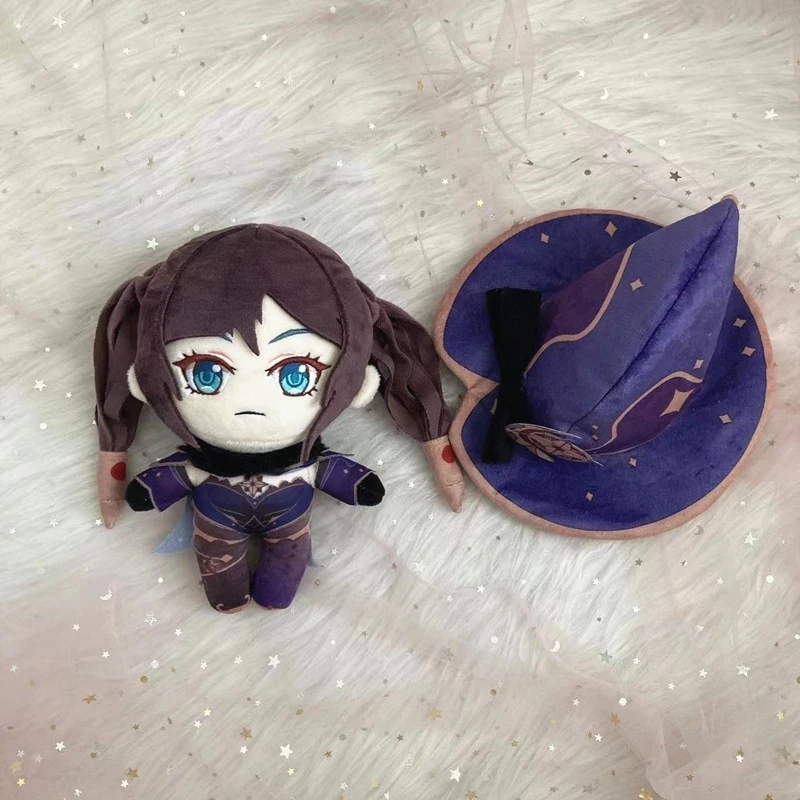 Anime Genshin Impact Mona Plush Doll Toy Game Cute Soft Stuffed Pillow Kids Gift