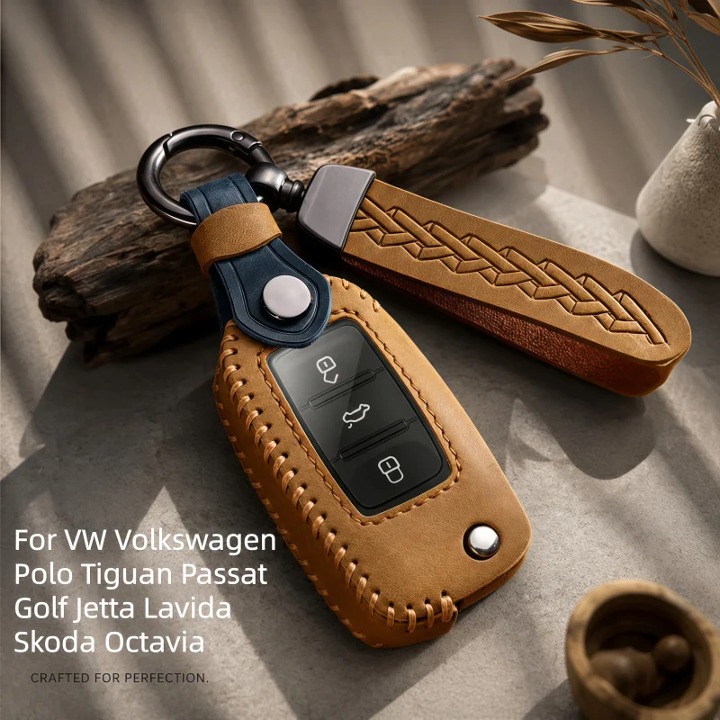 

Car Key Case Car Key for VW Volkswagen Polo Tiguan Passat Golf Jetta Lavida Skoda Octavia Full Car Key Cover Protection Bag