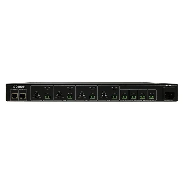 4 Channel Dante Audio Transmitter 4 IN 4 OUT audio network interface