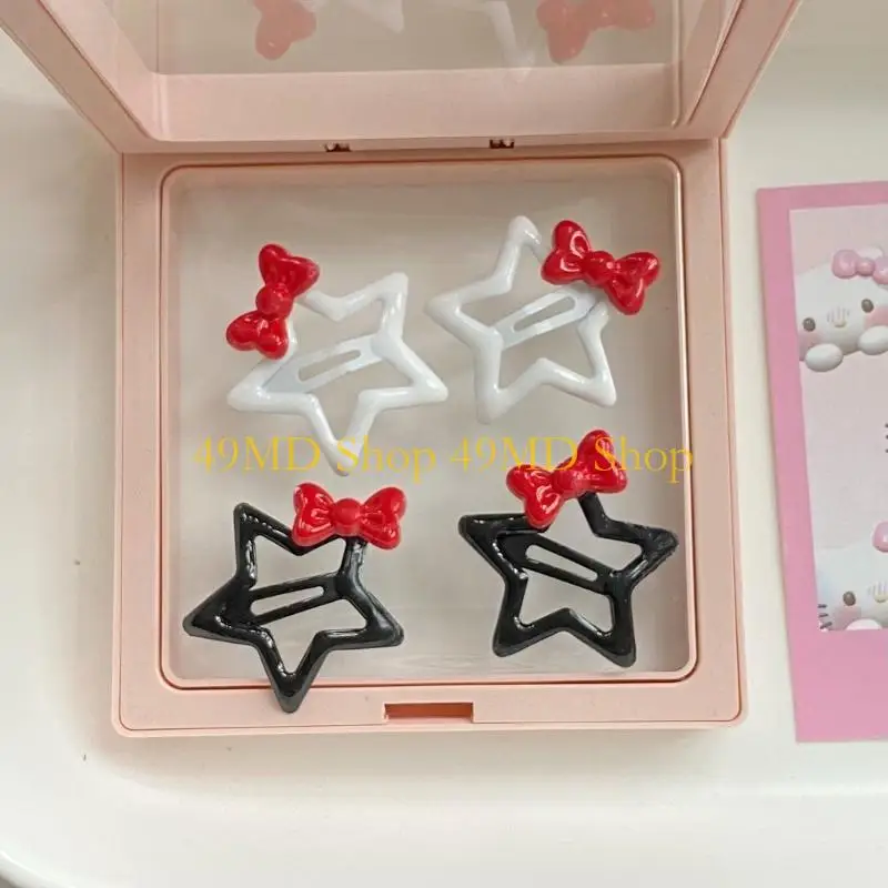 49md HAXCLIP CAVIDO VENÇÃO Y2K PENTAGRAMAS CLIP CABELO MENINAS ACESSÓRIOS FERRAMENTAS TOLOS CABELO