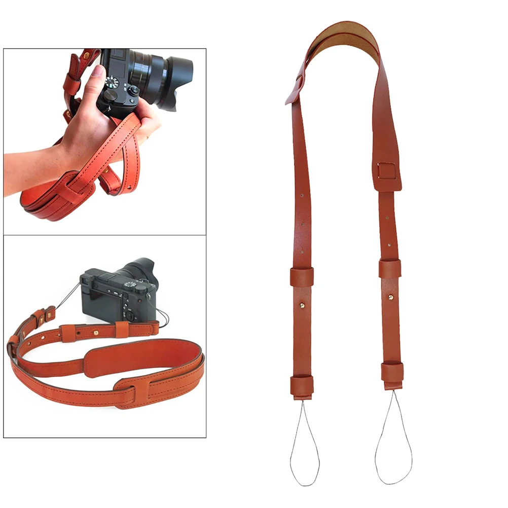 

Camera Strap Shoulder Belt Straps for Vintage Adjustable Rivet Comfortable