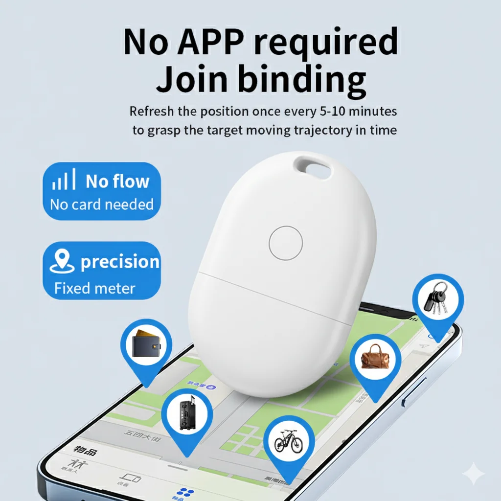Anti-lose Tracker Smart Tag for Apple Find My App IOS Bluetooth GPS Tracker For Luggage Child IOS MFi Key Finder