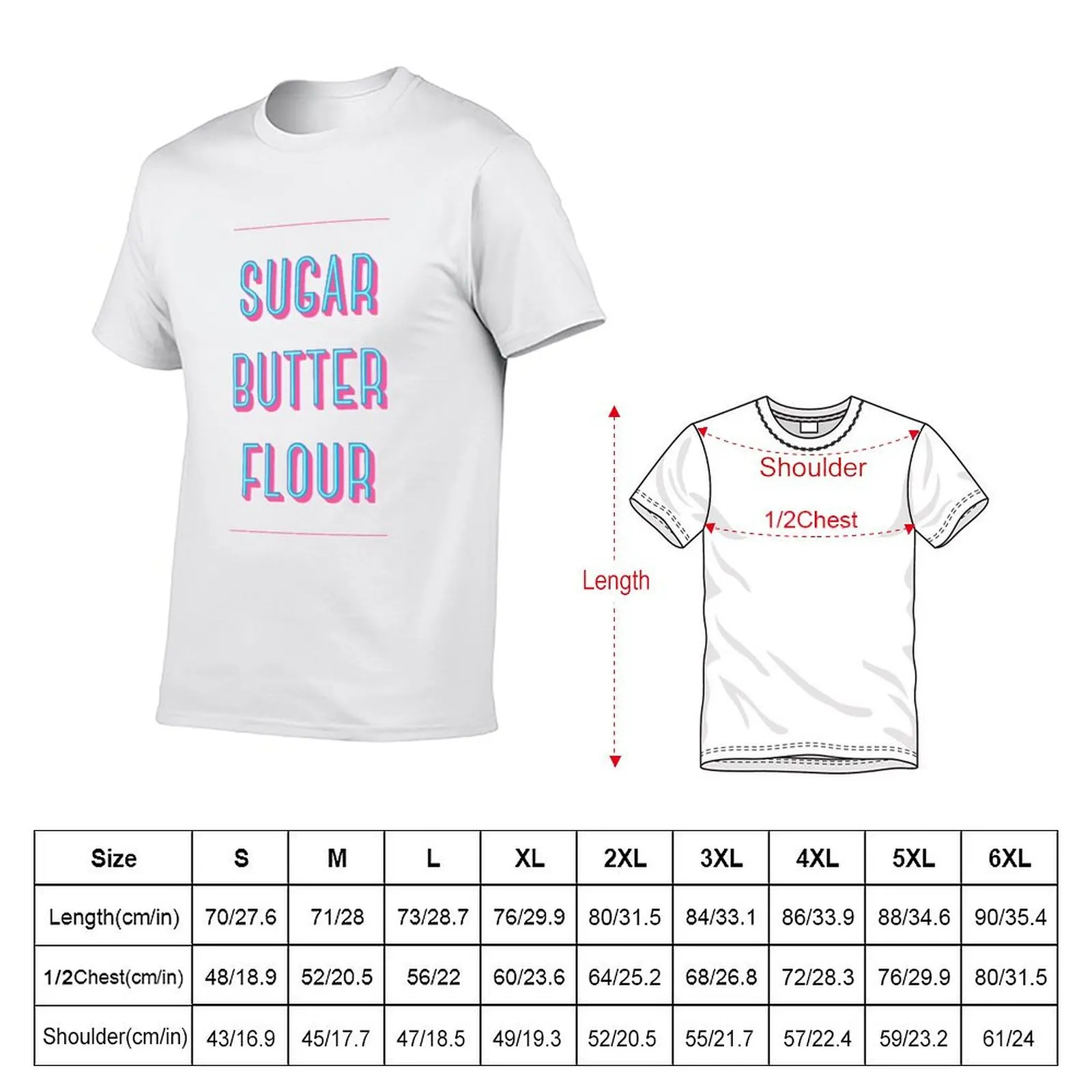 Sugar Butter Flour | Waitress T-Shirt t shirt men 100% cotton luxury brand man tshirt T-Shirt