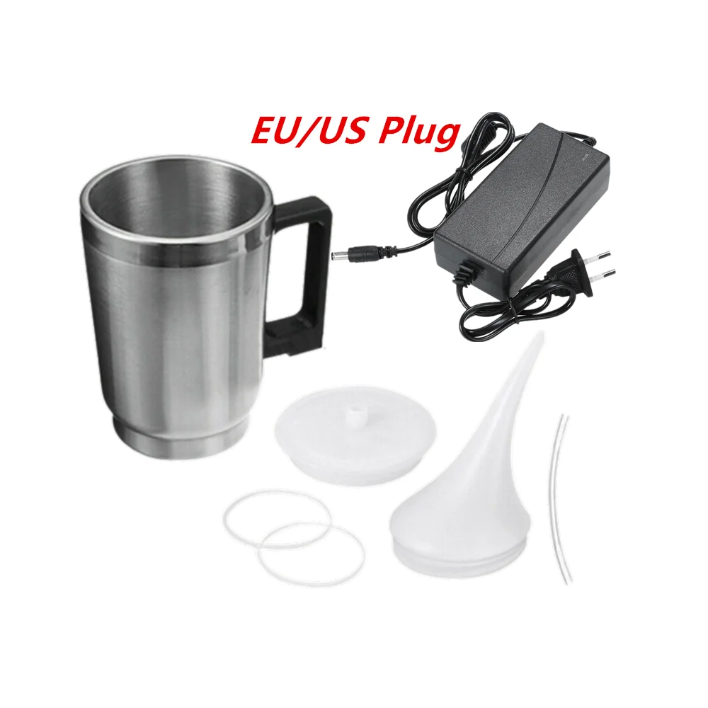 Car Headlight Atomization Cup Set Repair Tool Cleaning Refurbish Headlamp Polishing Restoration Heating Cup Kit with Car Charger