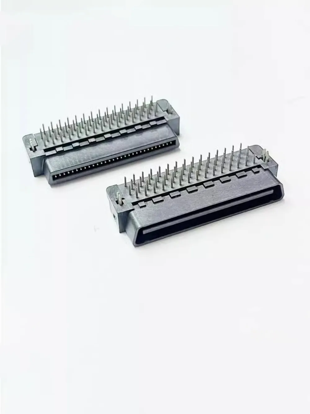 

10pcs Fully plastic SCSI servo connector soldering board male and female seat 20p/26/40/60/120p slot type bend foot socket