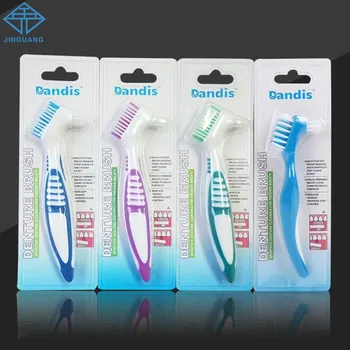 20pcs שנן ניקוי מברשת גומי ידית רך רב שכבתי אוראלי טיפול כלי שווא שיניים מברשת Y-צורה