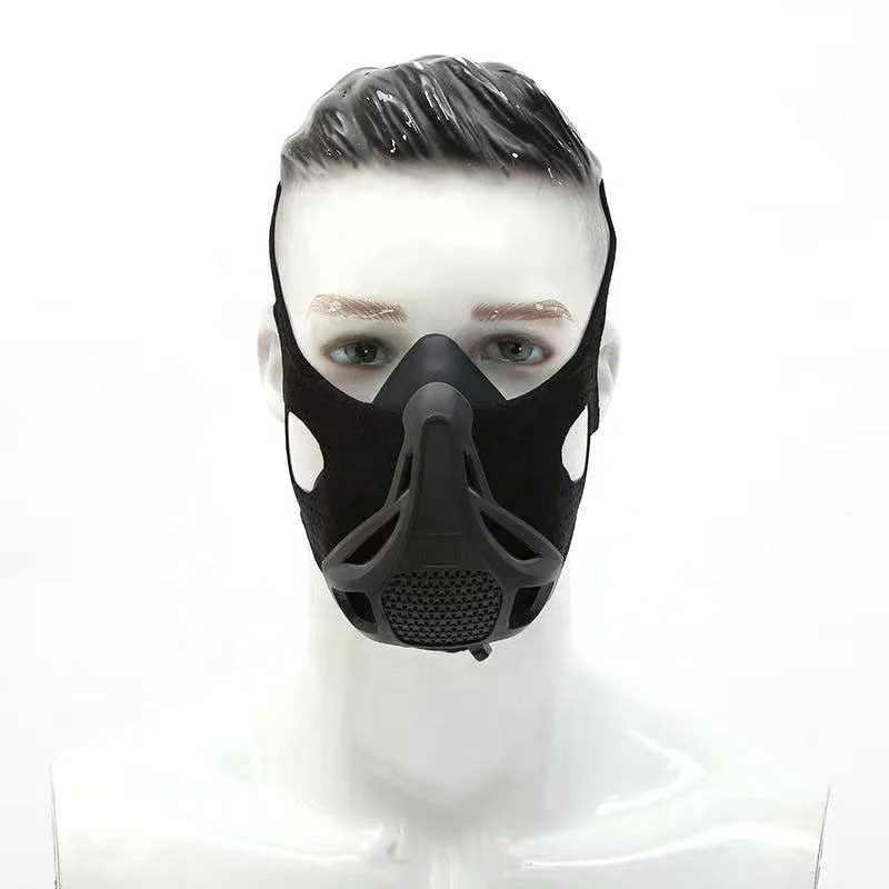 

Wholesale custom logo fitness oxygen barrier mask altitude training gym mask