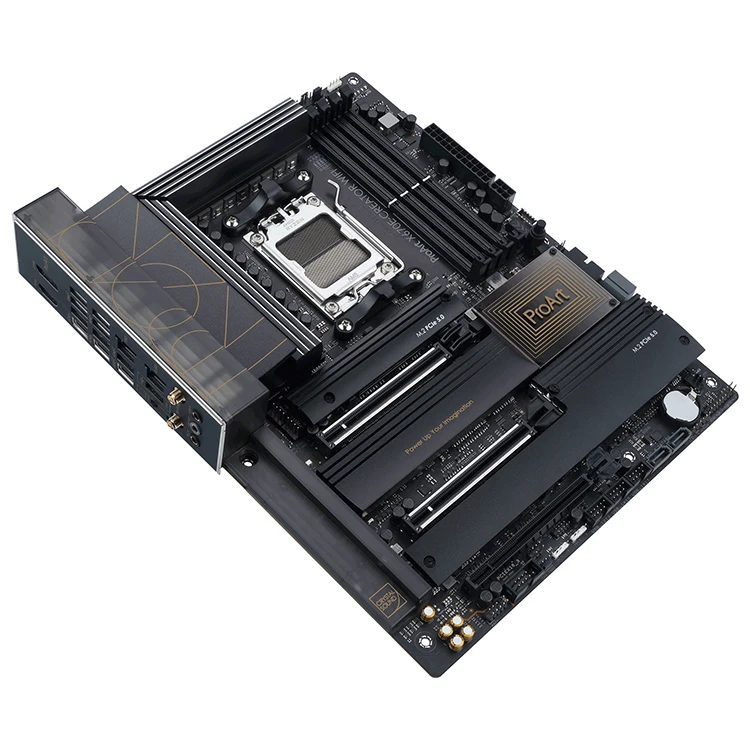 ProArt X670E-CREATOR WIFI Motherboard Support for AMD Ryzen 7000 Series Desktop Processors with 2 X PCIe 4.0 X16 Slots