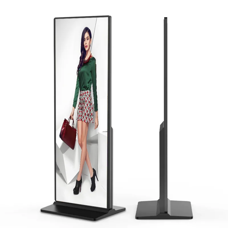 custom.Lcd Digital Signage Bar Screen Displays 4K Poster Indoor Advertising Player Shelf Display Supermarket