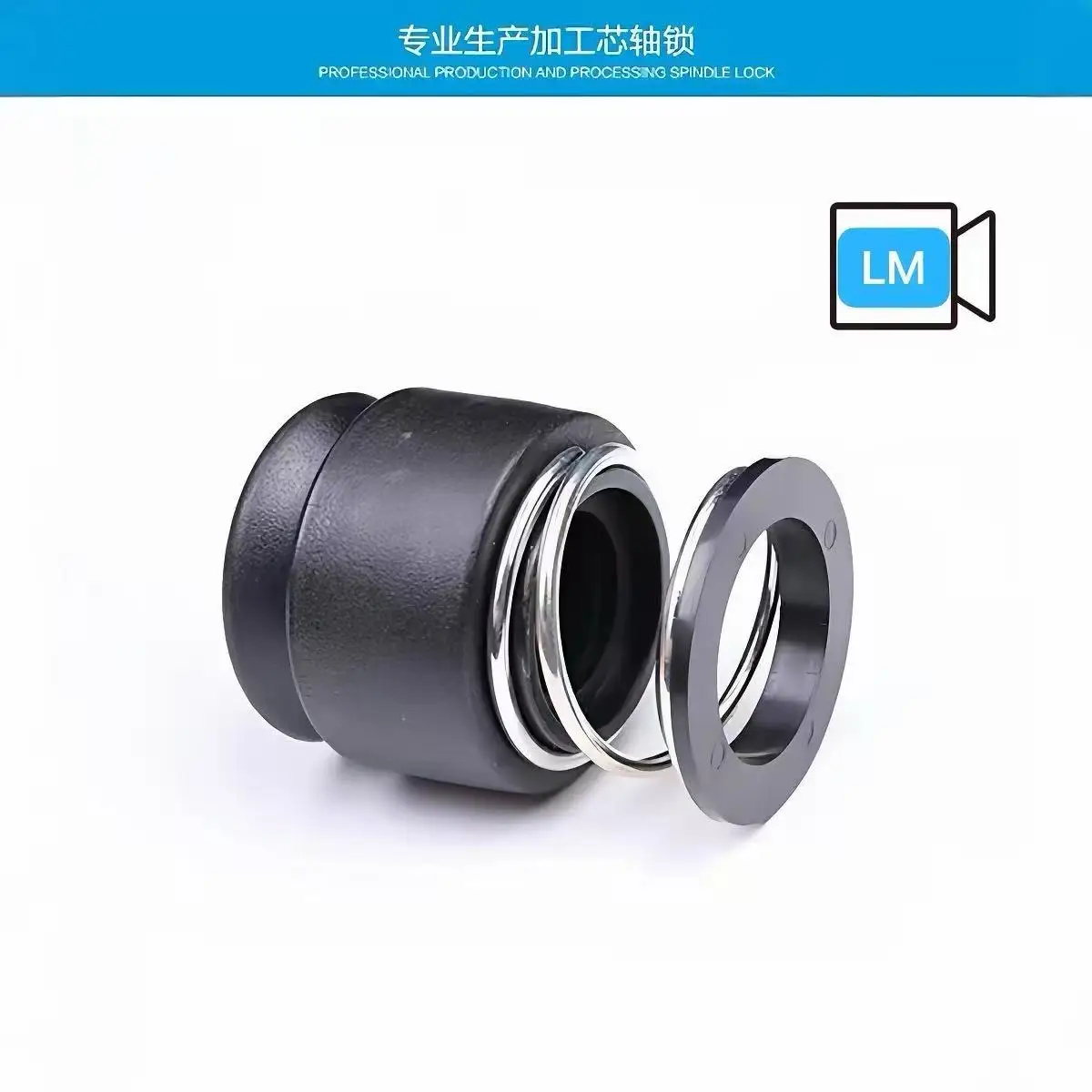 FL‑S Smooth Shaft Quick Lock, Pay‑off Stand Shaft Lock, Self‑Locking Clamping Device, Chuck, Taper Tip, Stop Disk