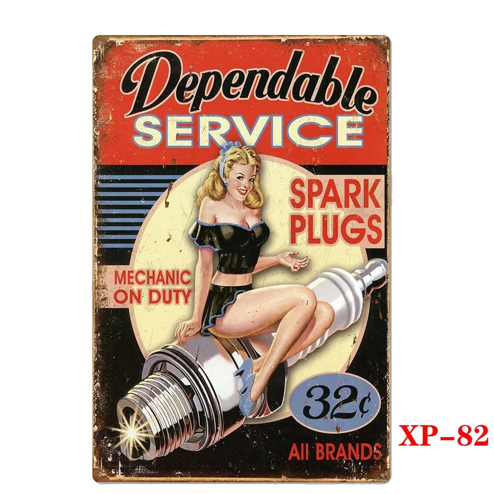 My Garage My Rules Car Tin Sign Metal Decorative Poster Plaque Bar Cafe Wall Sticker Iron Painting Garage Auto Repair Shop Decor