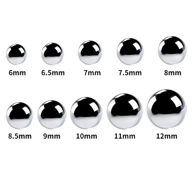 Solid Carbon Steel Balls Bearing Ball Dia 4~12mm Smooth Spherical Bead Balls Accessories Small Tools Steel Ball Sturdy
