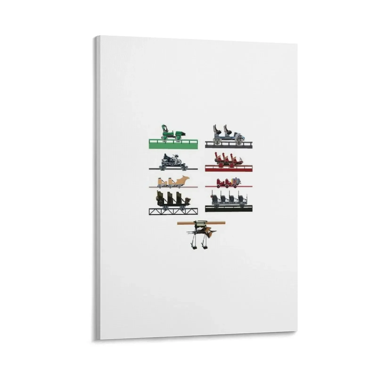 

Islands of Universal Coaster Cars Design Canvas Painting room decoration interior paintings stickers & posters luxury home decor