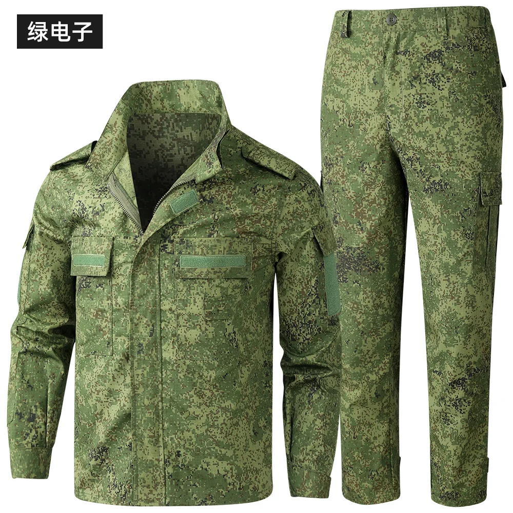 Camouflage Tactical Suit Combat Uniform Men Field Training Clothes Outdoor Hunting Ghillie Suit Jacket Pants Plus Size Sets