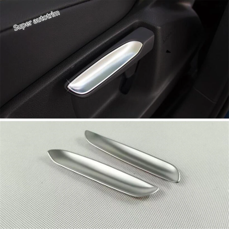 

For Volkswagen VW Tiguan MK2 Touran Golf MK7 T-ROC T ROC Car Styling Seat adjustment Knob Button Switch Cover Trim Accessories